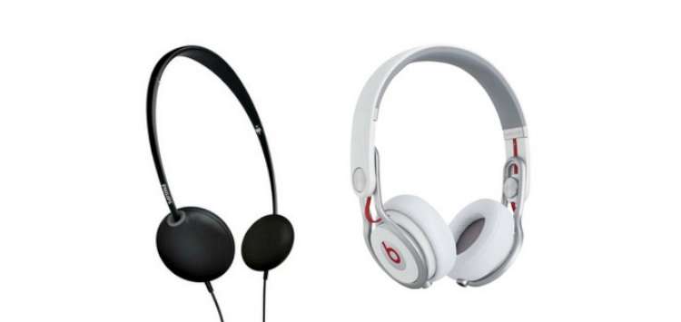 auricolari con spugna
